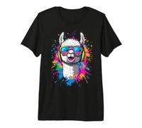 Alpaca con Gafas de Sol Llama Life Is Better with Alpaca Camiseta Premium