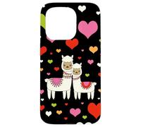 Alpaca Design For Girls Cute Little Sister and Big Sister Carcasa para iPhone 15 Pro