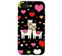 Alpaca Design For Girls Cute Little Sister and Big Sister Carcasa para iPhone SE (2020) / 7/8