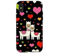 Alpaca Design For Girls Cute Little Sister and Big Sister Carcasa para iPhone X/XS