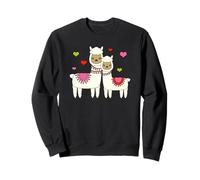 Alpaca Design For Girls Cute Little Sister and Big Sister Sudadera