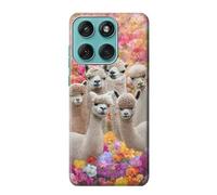 Alpaca Family Baby Alpaca Funda Carcasa Case para Motorola Edge 60 Fusion