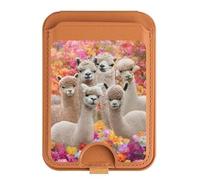 Alpaca Family Baby Alpaca - Soporte magnético para tarjetas para iPhone 16, 15, 14, 13 Pro Max, multicolor