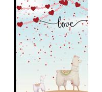 Alpaca Love II: Composition Style Wide-Ruled Notebook/Journal