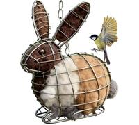 Alpaca Nesting Fiber, Handmade Bird Basket Material, Refillable Soft Bedding for Small Birds, Natural Bird Nesting Supply, Like Material with Easy Use Yard Garden Nest for and Canary