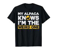Alpaca Sabe Que Soy el extraño Amante de los Animales Llamas Dueño Camiseta
