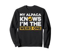 Alpaca Sabe Que Soy el extraño Amante de los Animales Llamas Dueño Sudadera