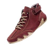 Alpaca - Zapatos descalzos para hombre, botas altas de gamuza italianas hechas a mano, impermeables y alivian el dolor, zapatos descalzos para hombres y mujeres, botas chukka de caña alta para