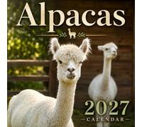 Alpacas Calendar 2027: Gentle Farm Animal