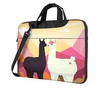 Alpacas in Love in The Mountains - Maletín de negocios de 13 pulgadas para hombres y mujeres, resistente al agua, bolsa de hombro para laptop