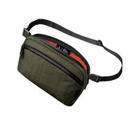 ALPAKA Flight Sling 2L - Bandolera pequeña para hombre | Bolso bandolera con cierre magnético y llavero integrado | Resistente a la intemperie Axoflux 400D, 400d verde