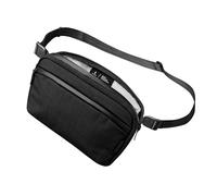 ALPAKA Flight Sling 2L - Bandolera pequeña para hombre | Bolso bandolera con cierre magnético y llavero integrado | Resistente a la intemperie Axoflux 400D, 400d negro