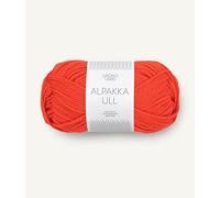 Alpakka Ull aprox. 100 m col. 3819 Spicy Naranja 50 g