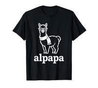 Alpapa Best Dad Father's Day Alpaca Camiseta