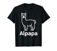 Alpapa Best Dad Father's Day Alpaca Camiseta