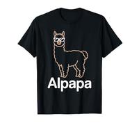 Alpapa Best Dad Father's Day Alpaca Camiseta