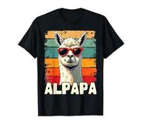 ALPAPA Funny Dad Día del Padre Amantes de la alpaca y las llamas Camiseta