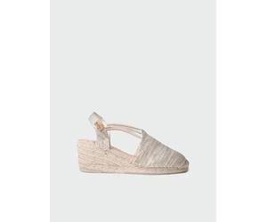 Alpargata de cuña con tiras elásticas | TANIA-ZR 39 BEIGE