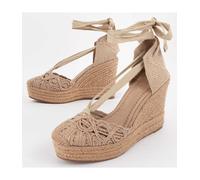 Alpargata De Cuña Para Mujer. Montevita Spartsum8 91314