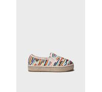 Alpargata de mujer bordada multicolor | POLA 37 OLA