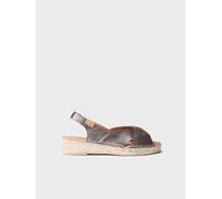 TONI PONS ® 1C - ENOLA-P. Sandalia Entrelazada | Color: Bronce | Talla: 40 EU