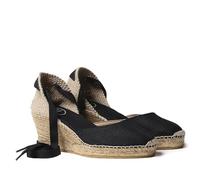 Alpargata para mujer en tejido de algodón - CALONGE - Negro, 35 EU