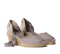 Alpargata para mujer en tejido de algodón - CALONGE - Taupe, 36 EU