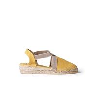 Alpargata para Mujer en Tejido de algodón - Verdi-V - Amarillo, 36 EU