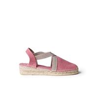Alpargata para mujer en tejido de algodón - VERDI-V - Blush, 37 EU