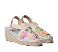Alpargata Valenciana Multicolor para Mujer - Castell - Mosaic, 38 EU