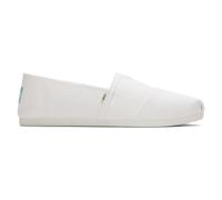 TOMS Alpargata Hombre sin Cierres Reciclado Algodón en Blanco Talla UK 7-12