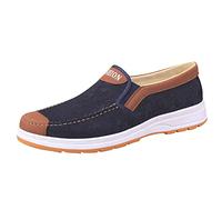 Alpargatas de malla para hombre, mocasines clásicos, alpargatas planas de lona, mocasines antideslizantes, zapatos casuales, suelas ligeras, ligeras, transpirables, zapatos informales, zapatos de