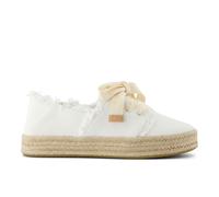Alpargatas de mujer Carolina con lazada blanco 37
