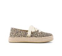 Alpargatas de mujer Carolina con lazada leopardo 36
