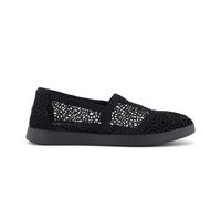 Alpargatas de mujer Plus crochet negro 36