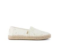 Alpargatas de mujer Rope 2.0 crochet floral blanco 39