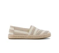 Alpargatas de mujer Rope 2.0 natural rayas metalizadas 37