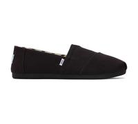TOMS Alpargata de algodón reciclado, Mocasines Planos Mujer, Negro, 36 EU