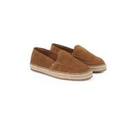 Alpargatas de piel de ante Flex Hombre Talla 42. Color Marron