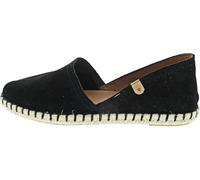 VERBENAS Alpargatas planas Carmen Serraje Negro