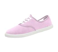 Alpargatas planas de lona para mujer, unisex, de ajuste ancho, zapatos ortopédicos, ligeros, cómodos, informales, para la escuela, verano, otoño, al aire libre, zapatos planos, Pink, 39.5 EU