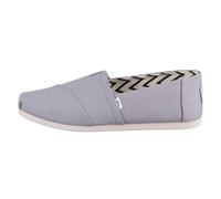 TOMS Alpargata Classic, Zapatillas Hombre, Lona de algodón Reciclado Gris llovizna, 41 EU