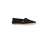 TOMS Alpargata Rope, Mocasines Planos Hombre, Negro (Negro Total), 44.5 EU