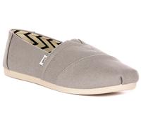 Alpargatas Toms De Algodón Confort Para Mujeres En Gris UK 4 - 8