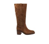 ALPE - Bota de Piel ALPE para Mujer con Tacón en Color Cuero 36