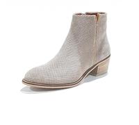 ALPE Botín Casual de Nobuk picado, con tacón - 50491135 para: Mujer Color: Desert Talla: 36