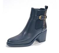 ALPE Botín Vestir de Piel, con tacón - 52011705 para: Mujer Color: Negro Talla: 38