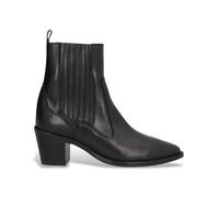 ALPE Botines de Piel Nevada Negro