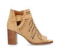 ALPE Sandalia abotinada de serraje, con tacón - 50951160 para: MUJER color: Marrón talla: 37