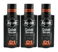 Alpecin C1 Black Edición Cafeína Champú 3 x 250 ML Pelo Energizer